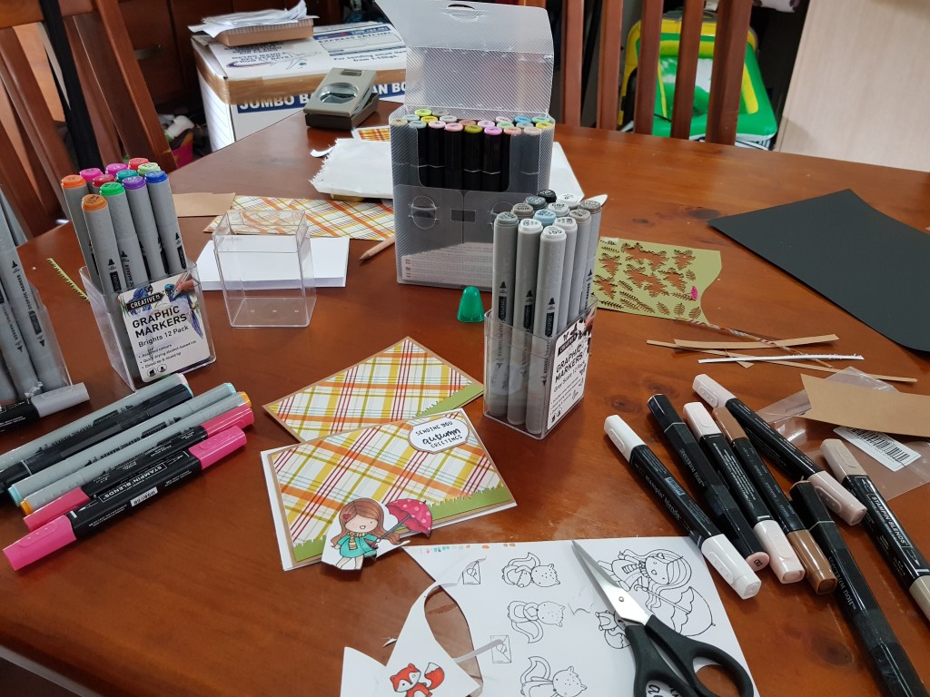 Autumn themed cardmaking ideas