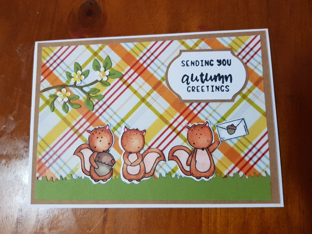 Neat and Tangled My Favorite Nut stamp set cardmaking ideas