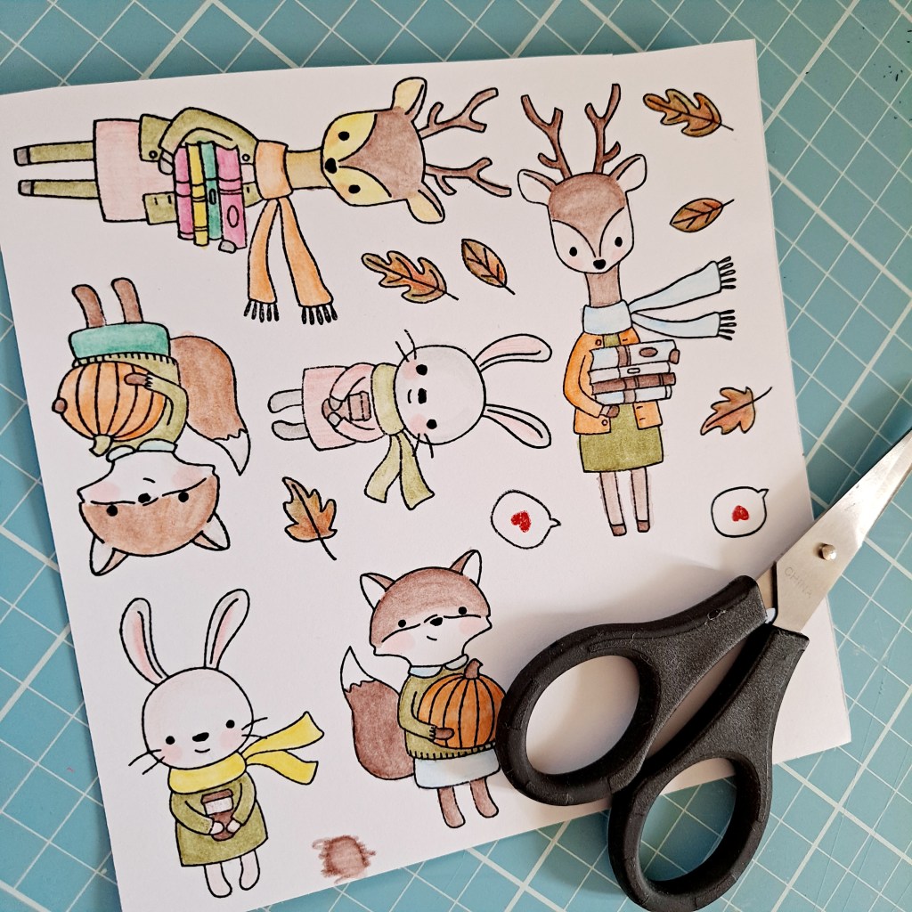 Hello Bluebird Fall Friends ideas for cardmaking