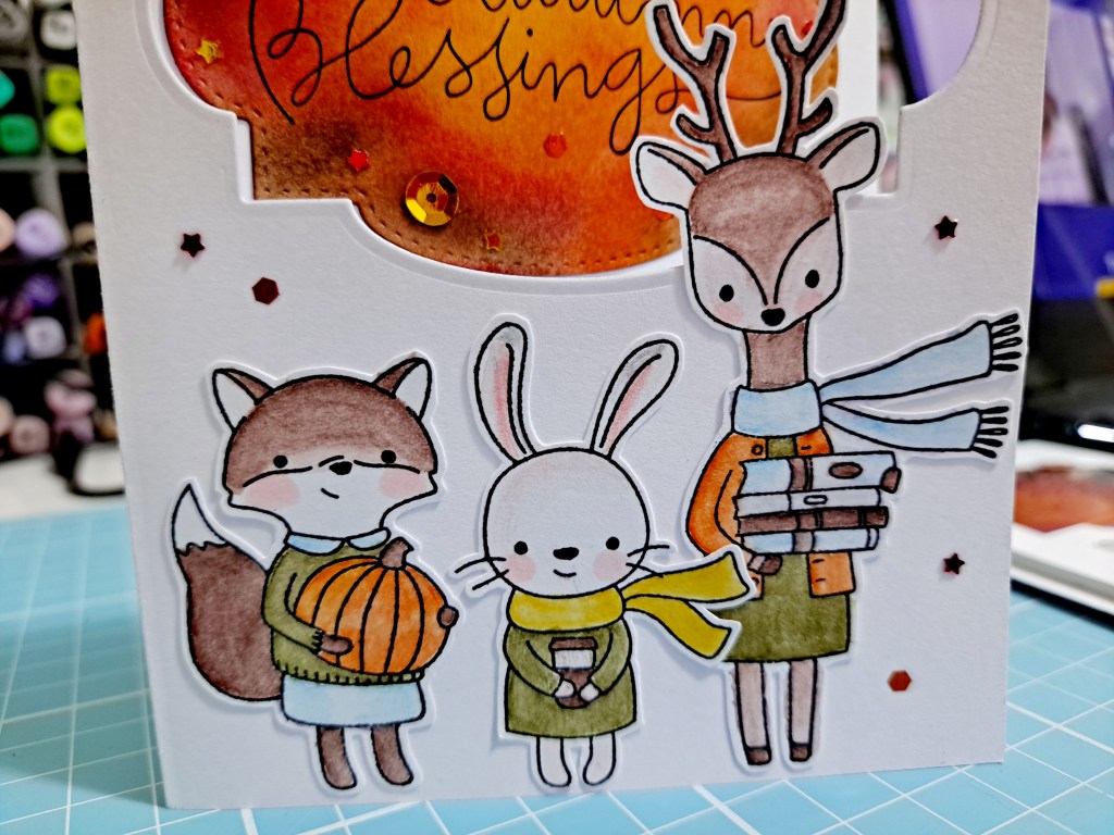 Hello Bluebird Fall Friends ideas for cardmaking