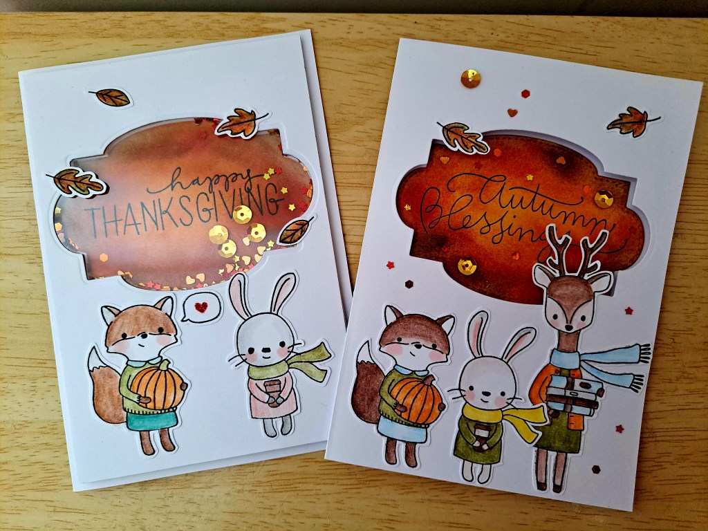 Hello Bluebird Fall Friends ideas for cardmaking
