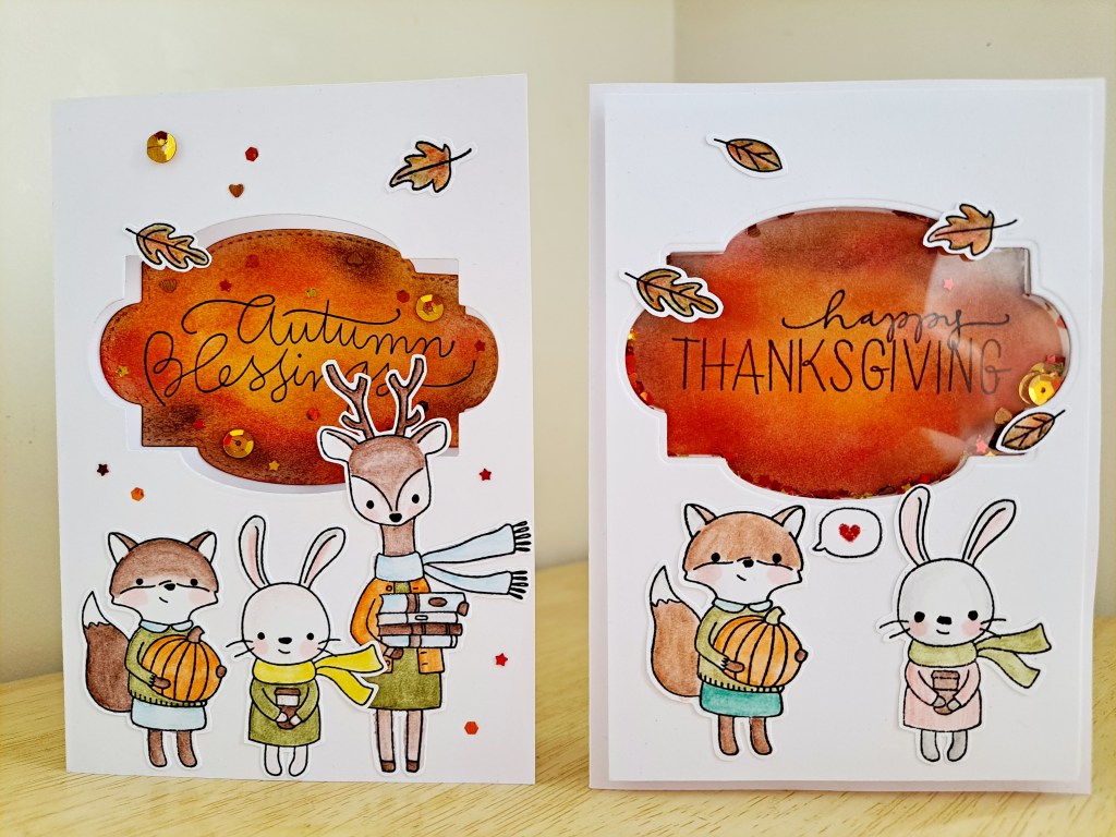 Hello Bluebird Fall Friends ideas for cardmaking