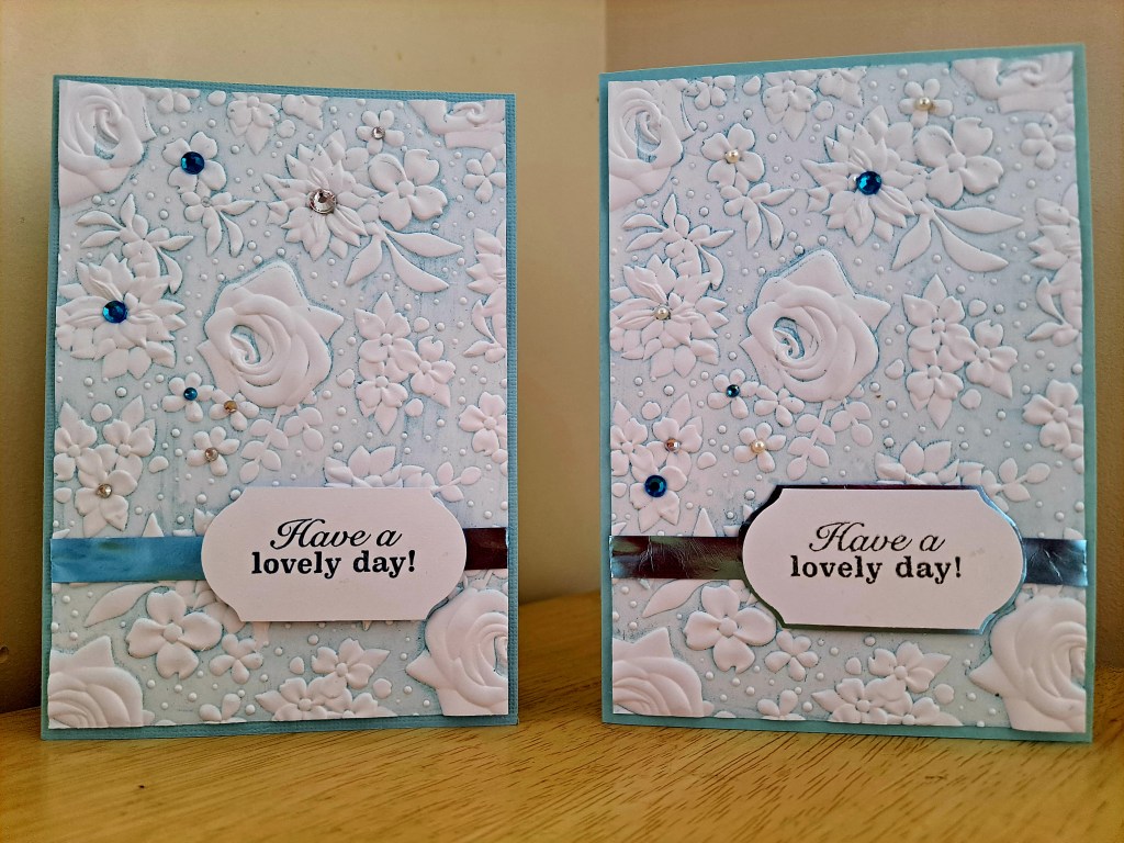 Country Floral embossing folder by Stampin' Up! cardmking ideas