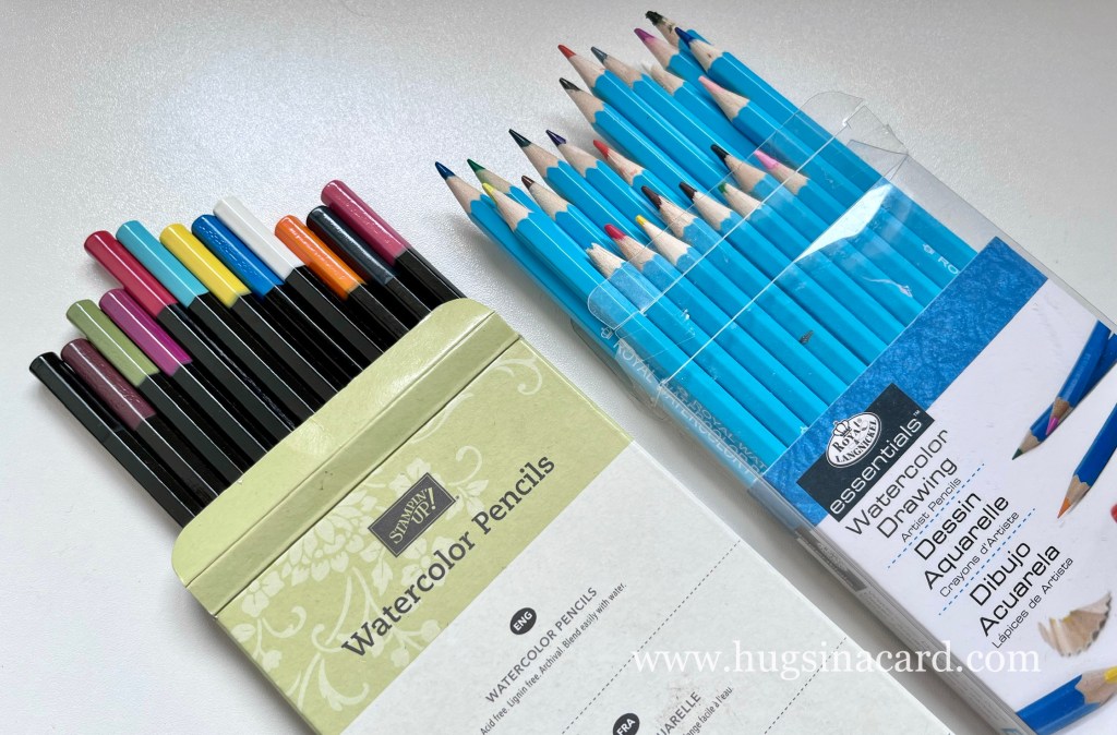 cardmaking supplies - watercolour pencils