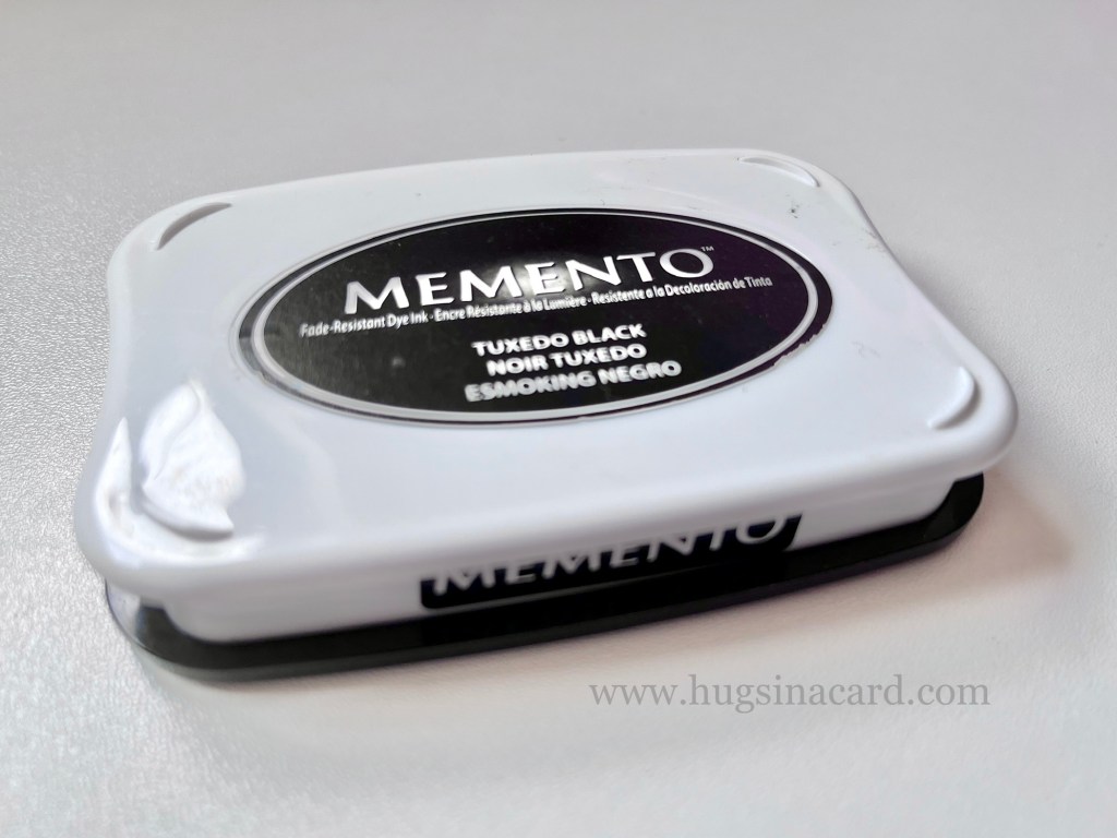 cardmaking supplies - memento black ink