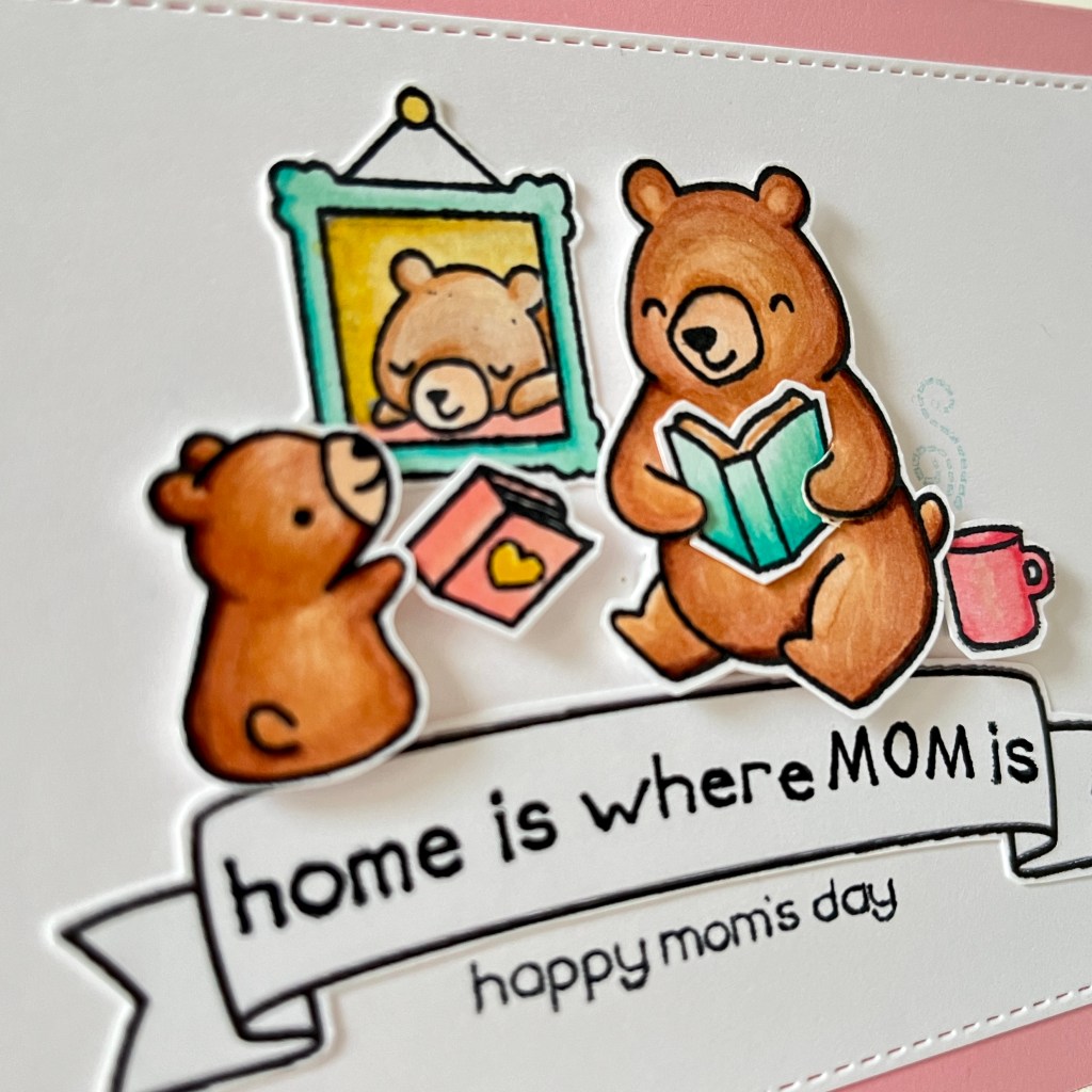 Lawn Fawn Den Sweet Den cards for mother's day