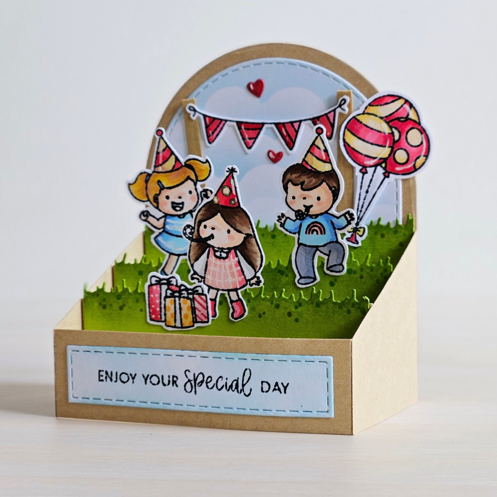 Pop up card for kids