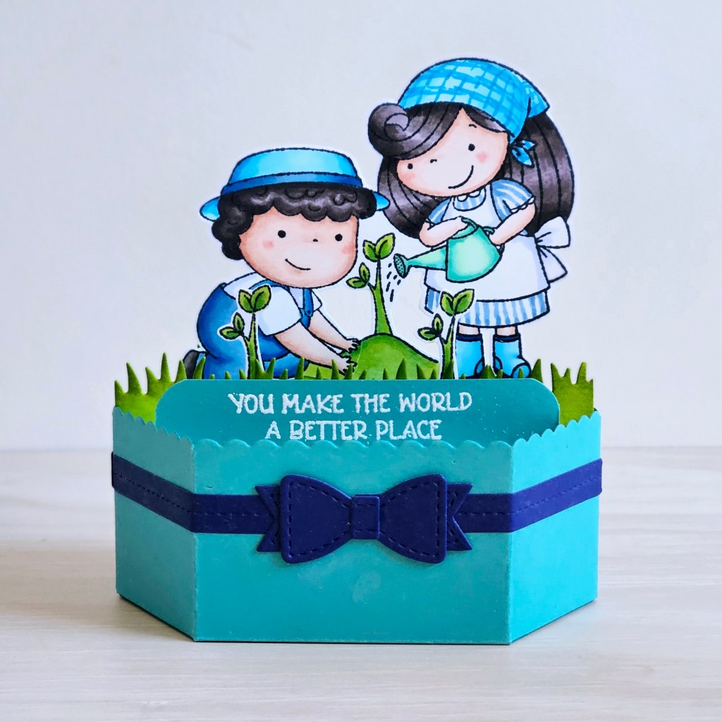 Penguin palace stamps a better place platform pop up lawn fawn