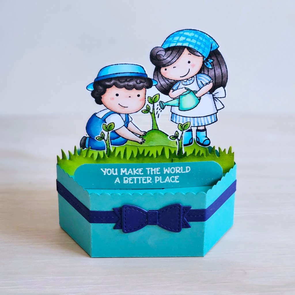 Penguin palace stamps a better place cardmaking challenge 