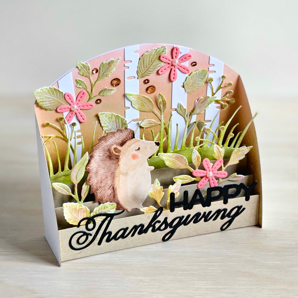 Cardstacks base dies cardmaking ideas autumn theme and poppystamps dies