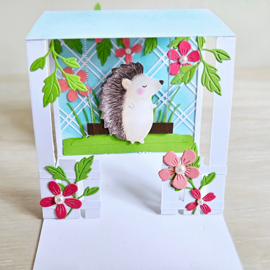 Poppystamps challenge cute critters hedgehog dies