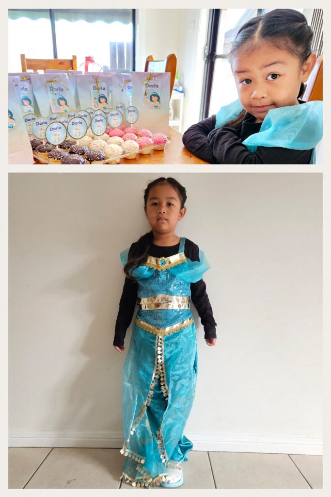 Princess Jasmine themed birthday simple diy ideas