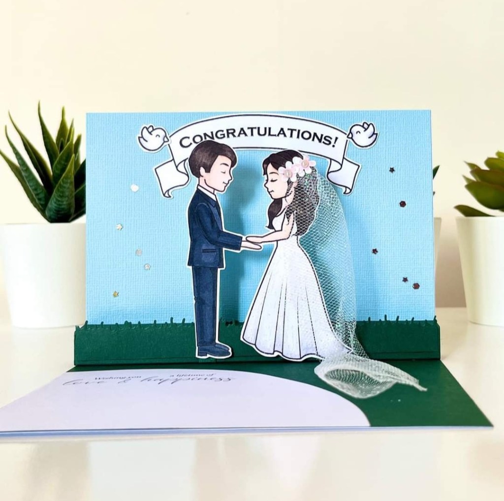 Pop up card congratulations