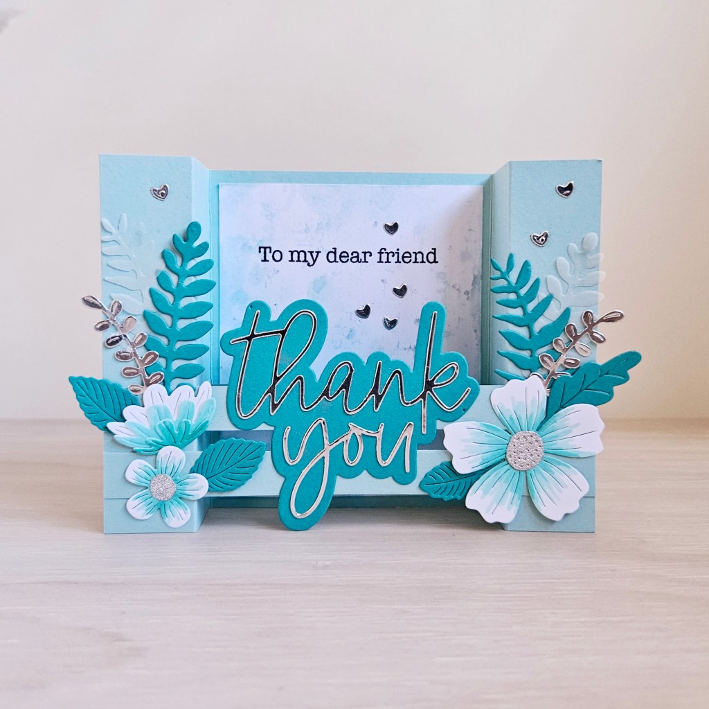 Pop up card of flowers
