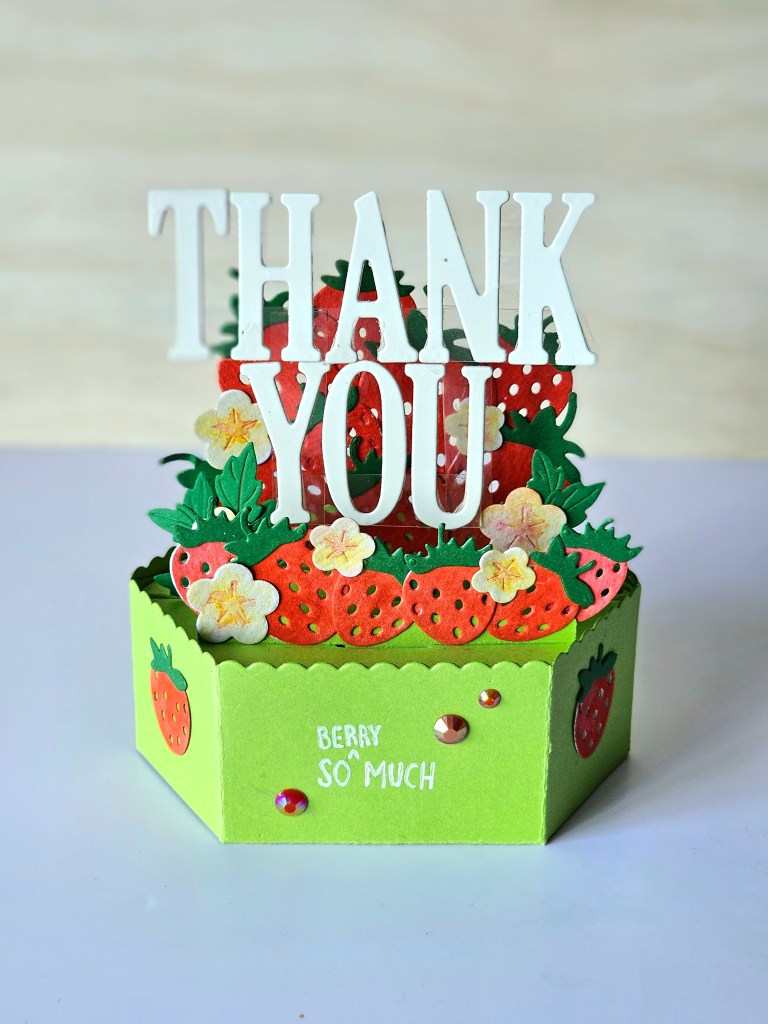 Thank you card idea platform pop up