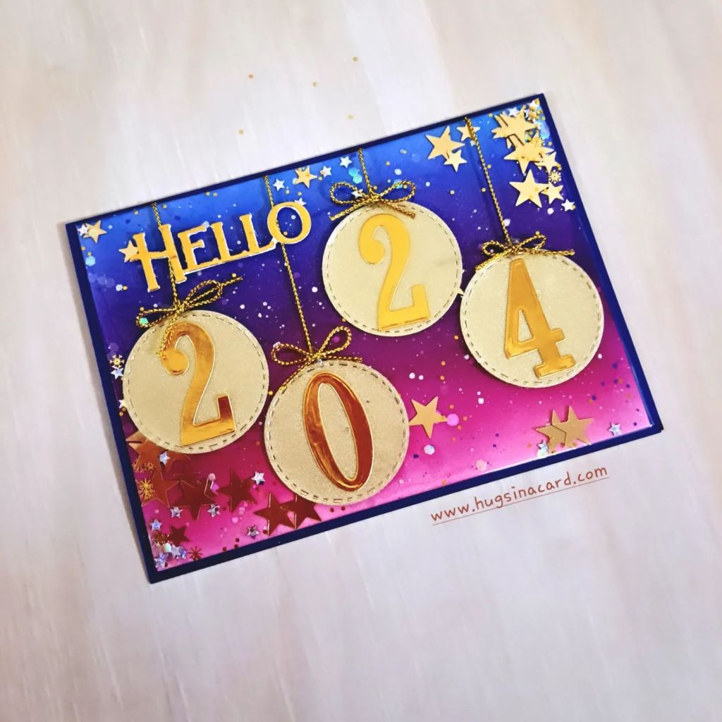 Handmade shaker cardmaking idea