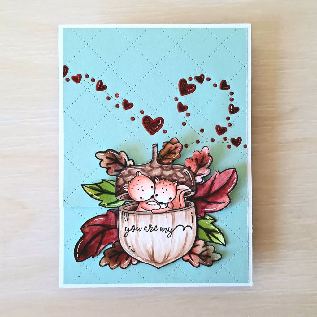 Easel card no special dies heart breeze simon says 
