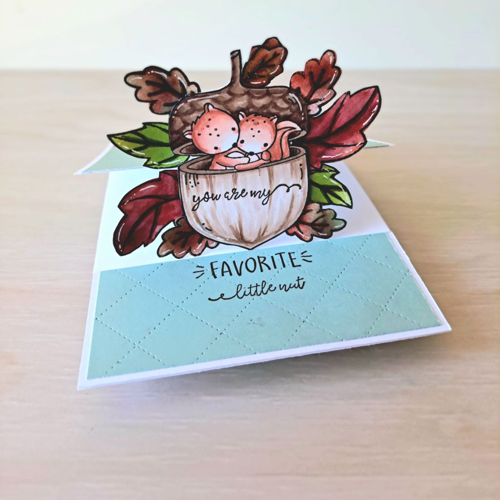 Cardmaking project easel no special dies