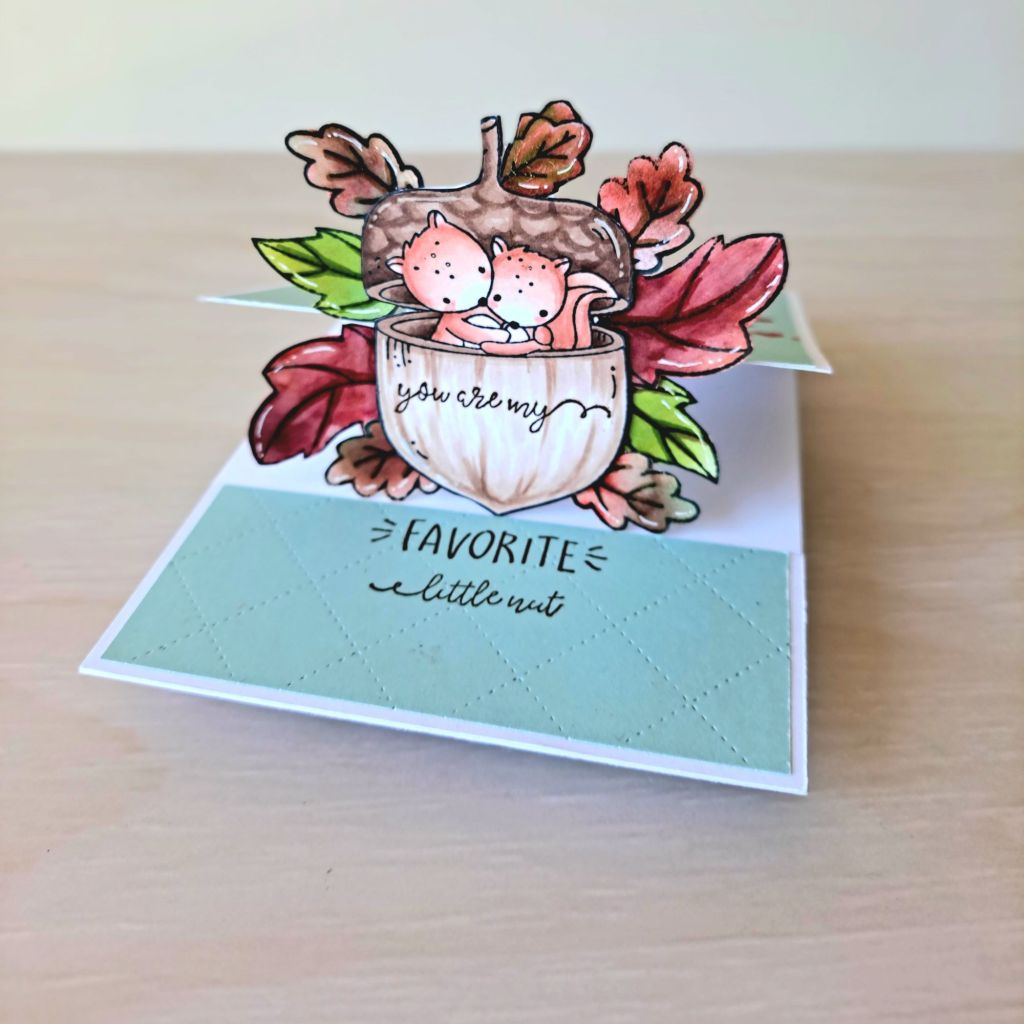 Pop up card love heart