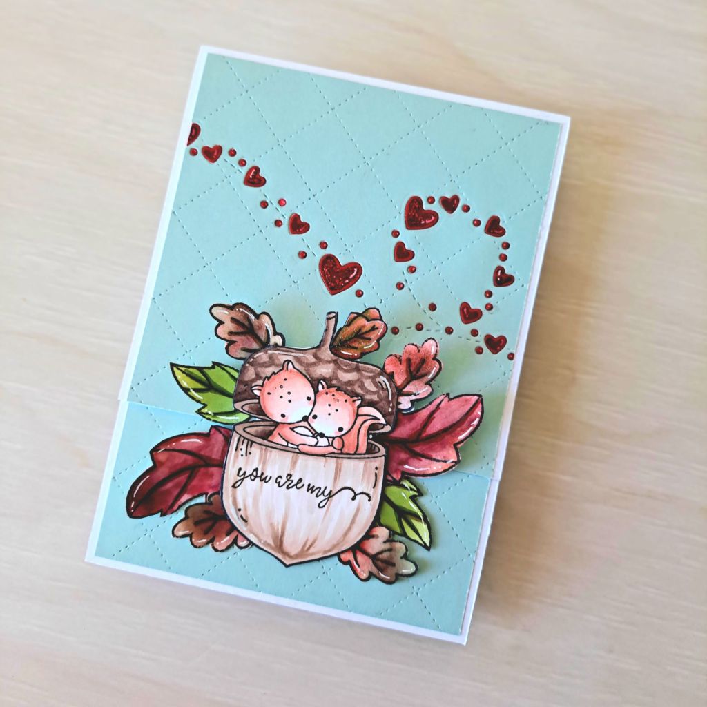 Easel card diy autumn neat and tangled 