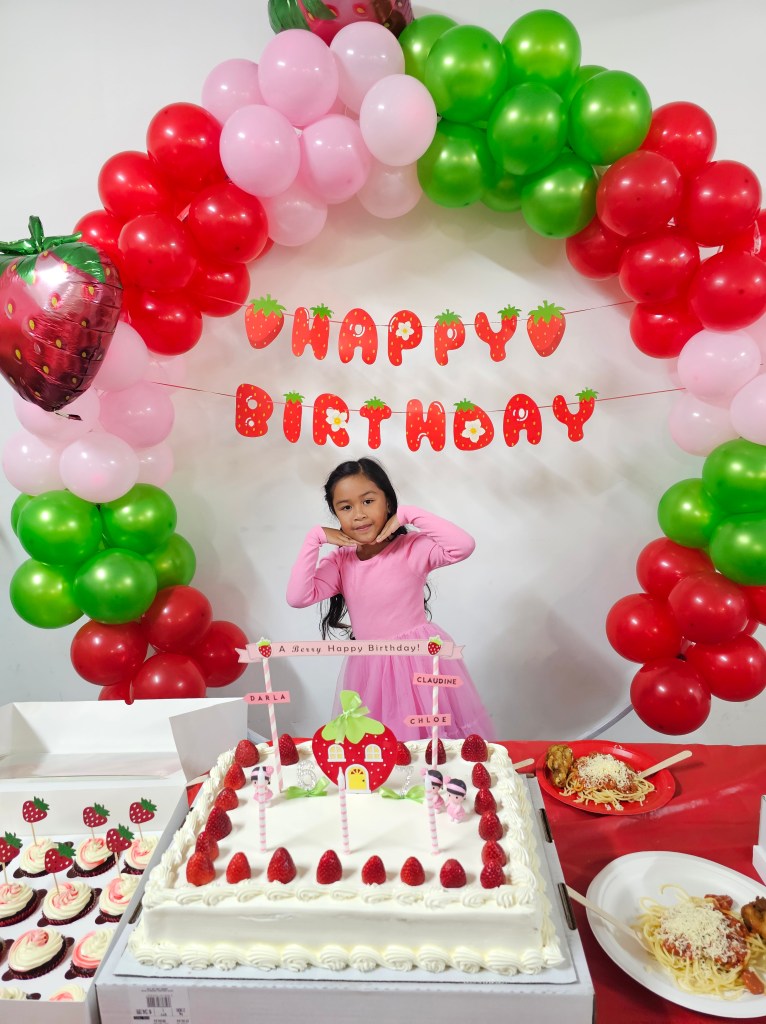 Strawberry themed birthday party ideas