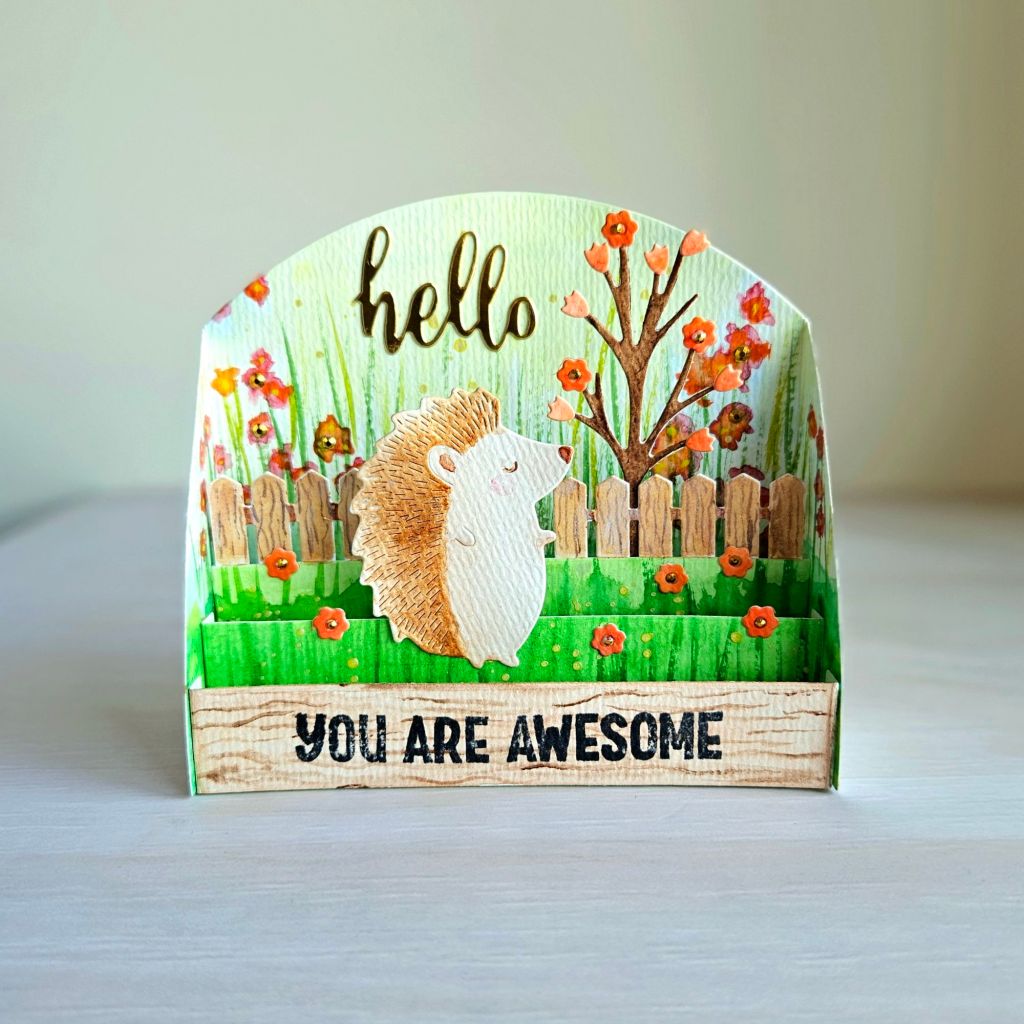 Poppystamps challenge good day sunshine card design