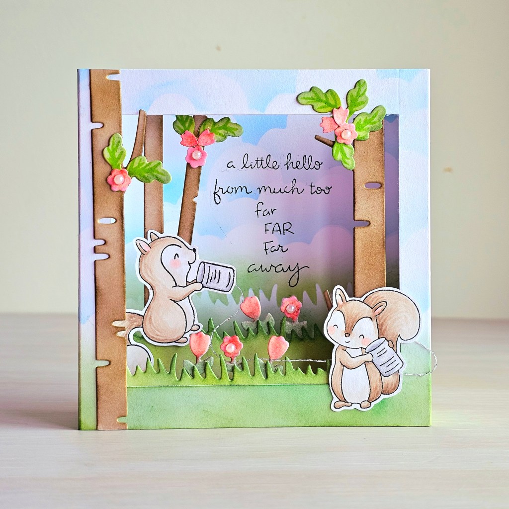 Pop up card long distance friend