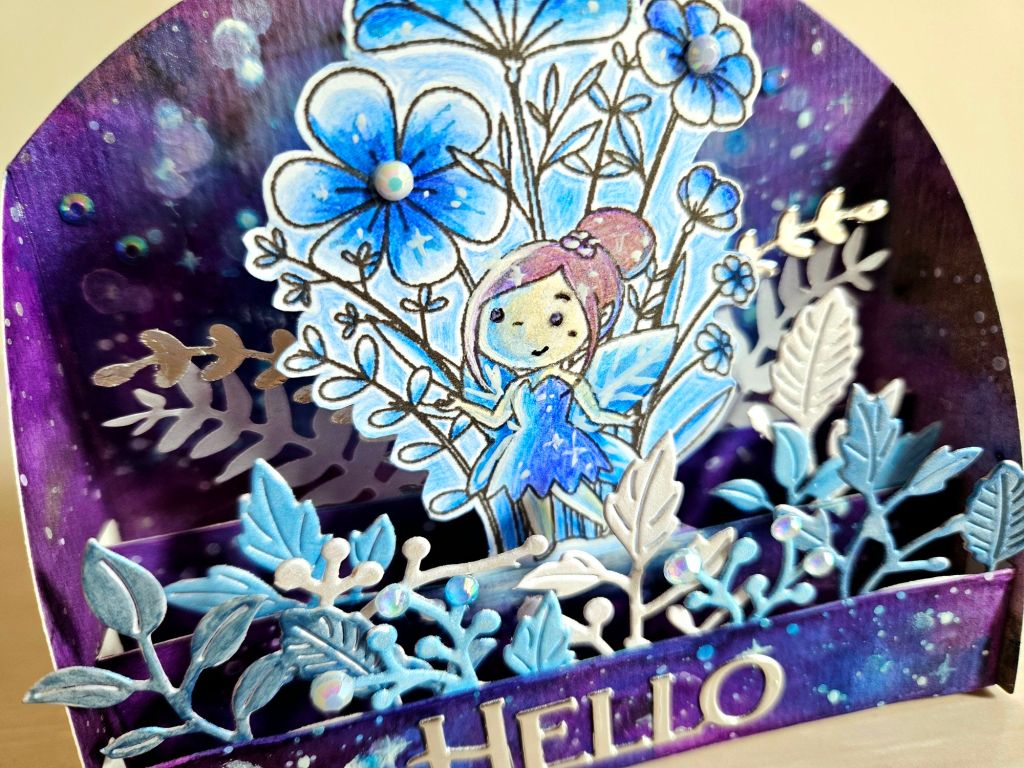 penguin palace challenge ocean moodboard cardmaking idea