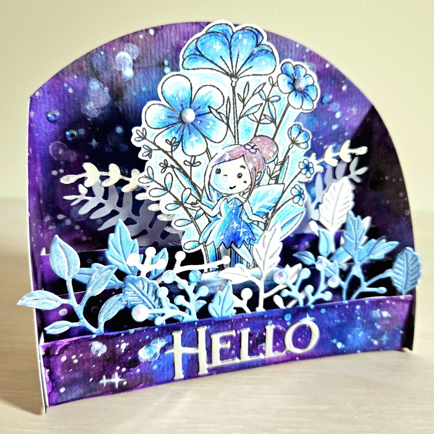 penguin palace challenge ocean moodboard fairy garden digital stamp