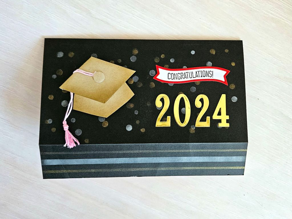 Special handmade graduation card design for cardmaking