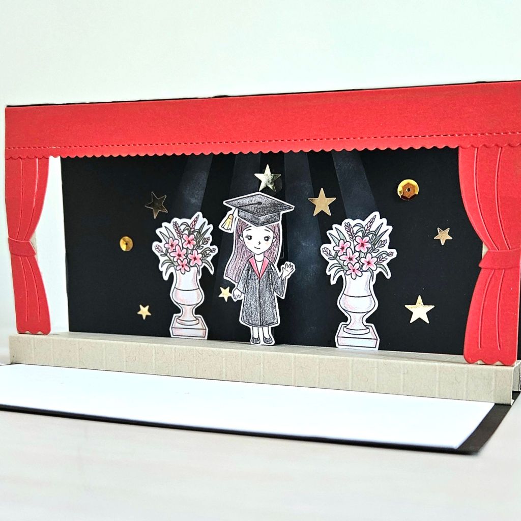 Special handmade graduation card design for cardmaking minimalistic easy quick