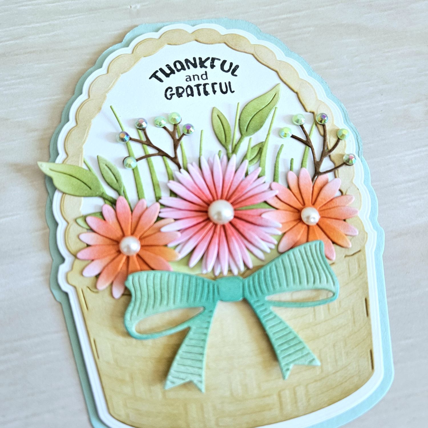 Poppystamps woven basket easel dies cardmaking ideas mixing distress inks for colouring