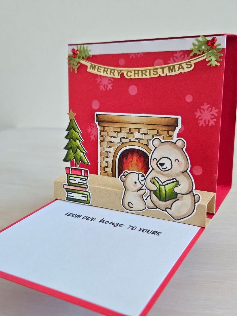 making christmas cards