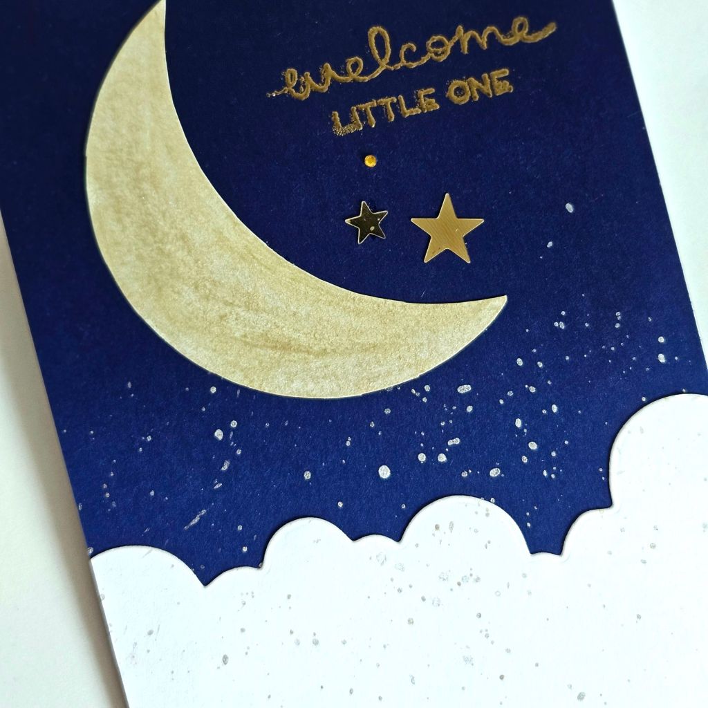 baby shower card design easy to make with supplies from stampin up australia